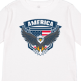thumbnail image 4 of Inktastic America with Eagle Shield and Banner Boys or Girls Long Sleeve Toddler T-Shirt, 4 of 5