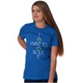 thumbnail image 4 of I Donut Want to Taco Bout it Food Pun Men's Graphic T Shirt Tees Brisco Brands L, 4 of 6