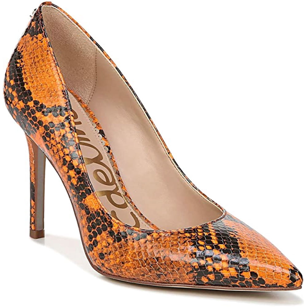 snake print stilettos