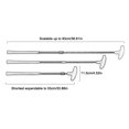 thumbnail image 3 of palos de putter de golf Putter para niños para diestros y zurdos, longitud ajustable para hombres y mujeres (negro), 3 of 3