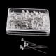thumbnail image 2 of Pines Decorativos Hugo Cabeza de Rhinestone Cabeza de Perla Pin de Diamante Pernos de la cabeza, 2 of 9