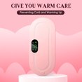 thumbnail image 4 of Riwcyla Portable Cordless Heating Pad Belt Electric Vibrating Waist Belt Device for Menstrual Cramps and Pelvic Pain Waist Massager Stomach Belly Uterus Warming Belt 3 Heat Levels and 4 Massage, 4 of 6