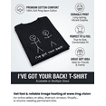 thumbnail image 2 of I've Got Your Back T-Shirt Funny Bro Friend Buddy Gift Tee Unisex Adult Tee Men and Women Charcoal, Small, 2 of 3