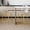 Gold ; Transparent; 2 chairs, variant on SUDICA Set of 2 Clear Acrylic Bar Stools, Modern Counter Height Chairs with Silver Metal Legs for Kitchen Island or Dining Room