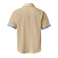 thumbnail image 4 of PEASKJP Chemise Légère pour Hommes Coton Manches Courtes Coupe Régulière, Kaki TTTG, 4 of 5