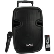 beFree Sound 10 Bluetooth Portable Speaker with USB/SD FM Radio and Lights