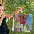 thumbnail image 5 of Coolnut Spring Flower Cardinal Hand Towels 2 PCS, Summer Birds House Kitchen Towel Ultra Soft and Highly Absorbent,Decorative Fingertip Face Towel for Bathroom Hotel, 28.3"x 14.4", 5 of 5