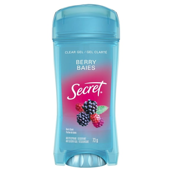 Antisudorifique et désodorisant gel clarté Secret, parfum Baies
