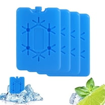 UHIAGREE Ice Packs for Lunch Box,4 Pack Reusable Slim Ice Freezer Packs for Cooler for Fresh & Cold