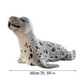 thumbnail image 2 of Simulation Seal Stuffed Doll Toy, Realistic Stitching For Lifelike Appearance, Soft Plush Material For Comfortable Feel, Multi-Functional Home Decoration And Kids Gift, 2 of 3