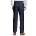 thumbnail image 4 of Mens Side Vent 2-piece Night Blue Linen Modern Fit Suit DTI, 4 of 5