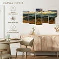 thumbnail image 4 of Elephant Stock Great Smoky Mountains National Park Wall Art - Horizontal Multi Panel Canvas - Living Room Wall Decor - Nature Multi Panel - Blue And Orange Decor - 25" x 12", 4 of 4