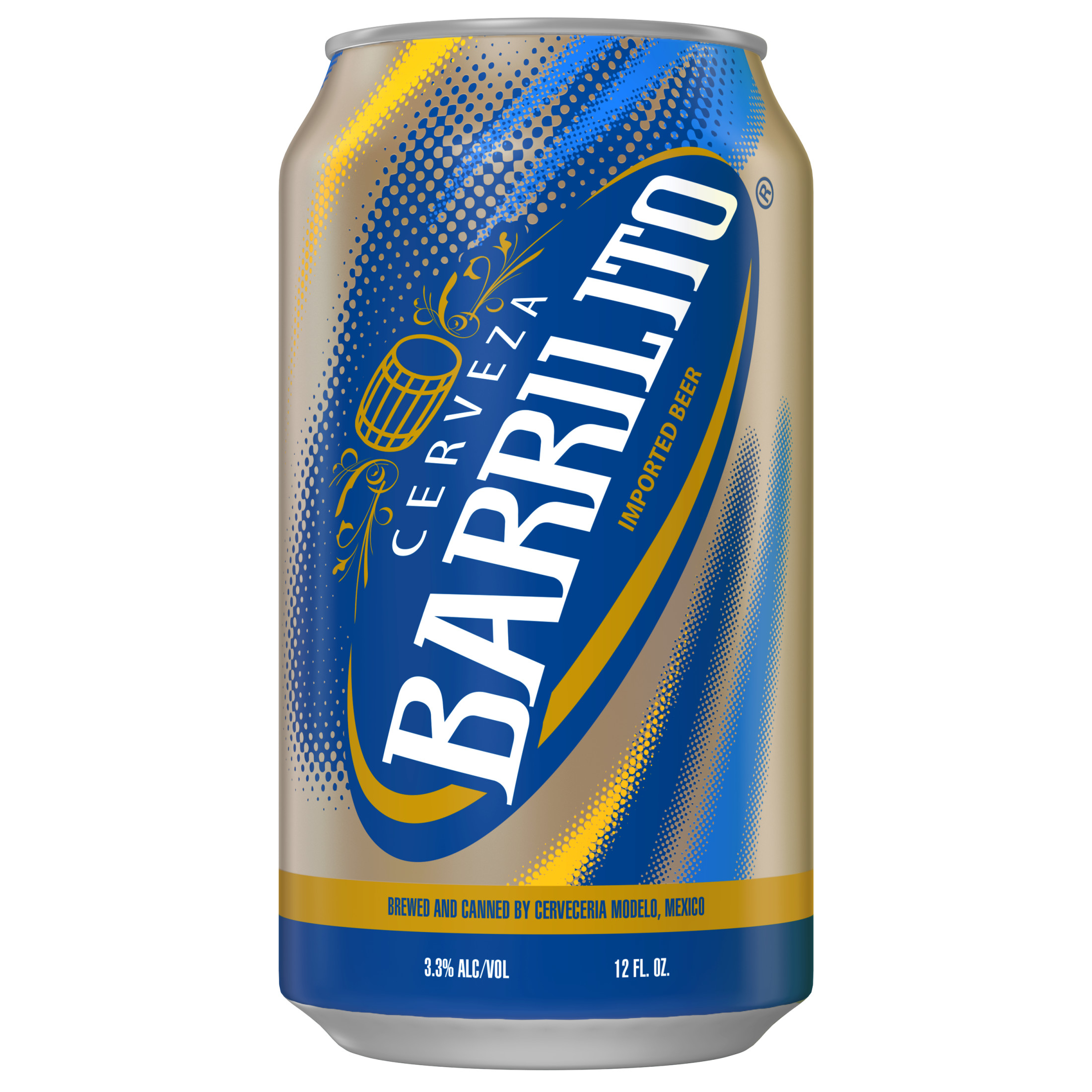 Barrilito Cerveza Mexican Import Beer, 12 pack of 12 fl. oz. cans, 3.3% ABV