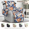 thumbnail image 6 of SCRAWLGOD Monstera Palm Leaf Print Recliner Chair Cover Non Slip Breathable Recliner Cover with Pocket Washable Reclining Slipcover for Living Room, 6 of 7