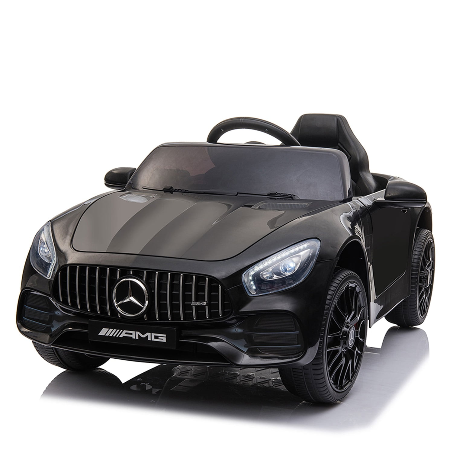 CIPACHO Licensed Benz GT 12V Ride On Car, Electric Vehicle Kids Car Toy with 3-Speed Remote Control Sporty Carfor for Kids 3 to 6 Years Old, Black CIPACHO Licensed Benz GT 12V Ride On Car, Electric Vehicle Kids Car Toy with 3-Speed Remote Control Sporty Carfor for Kids 3 to 6 Years Old, Black