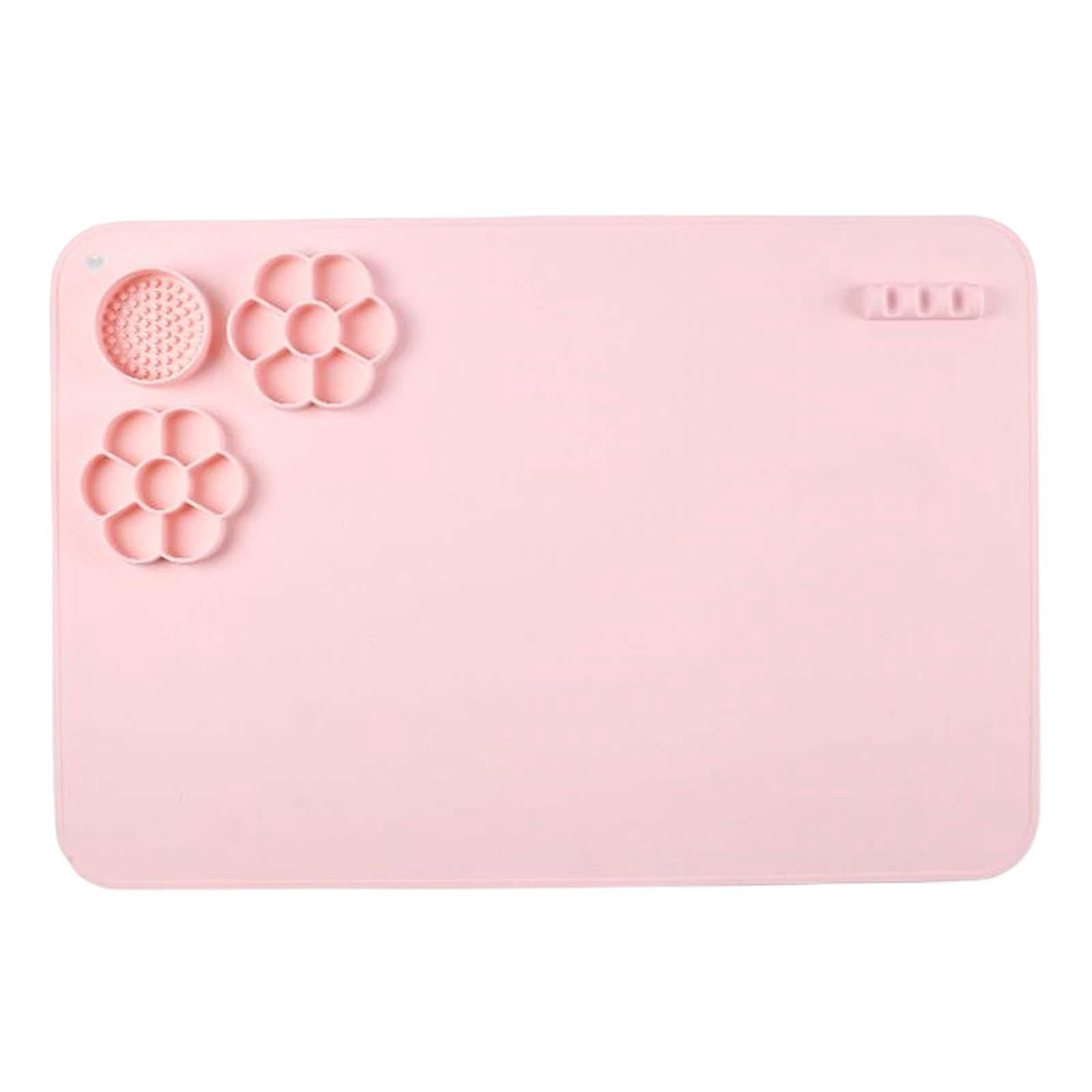 FVDPWYE Silicone Craft Mat for Resin Casting Crafting Pad Table Protector Silicone Sheet Pink