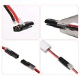 thumbnail image 5 of Conectores de cable LED enchufables TYUMEN 12 piezas Terminales de cable compactos universales de 2 pines y 2 vías No requiere pelado de cables Conectores de cable de resorte sin herramientas Conector, 5 of 5