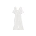 thumbnail image 4 of Kmbangi Women Fashion Lace Backless Dress Stylish Ruffle Sleeve Dress, 4 of 10