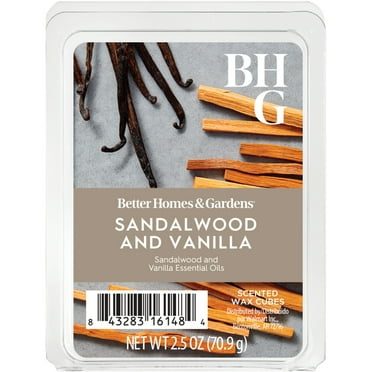 Sandalwood & Vanilla Scented Wax Melts, Better Homes & Gardens, 2.5 oz