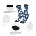 thumbnail image 3 of Honeii Snow Penguin Print Children's Colorful Socks,Unisex Kids and Toddlers' Cushioned Sock,Kids Athletic Crew Socks,for Everyday Wear and Sports, 3 of 5