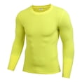 thumbnail image 2 of Autumn Spring Men Long Sleeve Sports Compression Basketball Running Tops Tight T Shirts Fast Drying Fitness GYM Base Layer Tops, 2 of 6