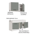 thumbnail image 4 of Cocina Integral Completa Modular Madesa Agata 150cm BG 02, 4 of 5