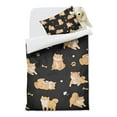 thumbnail image 2 of Shiba Inu Duvet Cover and Pillowcase Set for Single Bedding, Bedroom Accessories for Kids Teens, 2 of 5