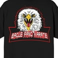 thumbnail image 3 of Cobra Kai 3 Eagle Fang Karate Pocket Logo Crew Neck Short Sleeve Men's Black T-shirt-Medium, 3 of 5