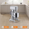 thumbnail image 2 of Kselythan 10QT Commercial Food Mixer, 600W Electric Stand Mixer with Stainless Steel Bowl, Commercial Mixer with 3 Speeds Adjustable for Bakeries Pizzeble for Bakeries Pizzerias Restaurants, 2 of 8