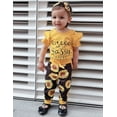 thumbnail image 2 of Newborn Baby Girl Clothes Infant Baby Ruffle Romper +Pants + Headband 3 PCS Outfits Set, 2 of 6