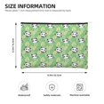 thumbnail image 3 of Cauagu Cartoon Panda And Leaf 1 for Tyvek Makeup Bag,Reusable Travel Cosmetic Bag Women Organizer Toiletry Bag Birthday,Gifts for Women Girlfriend Mom Teacher 6.5’’*8.9’’, 3 of 7