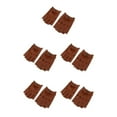 thumbnail image 1 of maskred Gants de Cyclisme Rétro en Cuir PU pour Hommes Sans Doigts Marron Bouton L 5Ensemble, 1 of 6