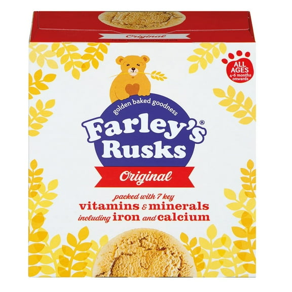 Heinz Farley's Rusks, Original Flavor, 300g Boxes (Pack of 6)