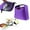 Purple, variant on Insulated Thermal Cooler Tote for Portable Food Storage and Picnic Outings