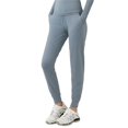 thumbnail image 2 of Pantalones de Yoga de Cintura Alta para Mujer con Puños Ajustables con Cordón y Bolsillos, Ideales para Correr o Hacer Ejercicio. Azul Belga M, 2 of 10