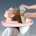 thumbnail image 2 of Assiette de Lavage de Cheveux Gonflable Pliable Encolure Drainable Plateau de Shampooing Réglable pour Enfants Âgés Femmes Enceintes, 2 of 5