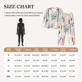 thumbnail image 4 of Yiaed Happy Easter Print Pajamas Women's Long Sleeve Sleepwear Soft Button Down Loungewear Pjs Lounge Set Nightwear Womens Pajama Pants-XX-Large, 4 of 7