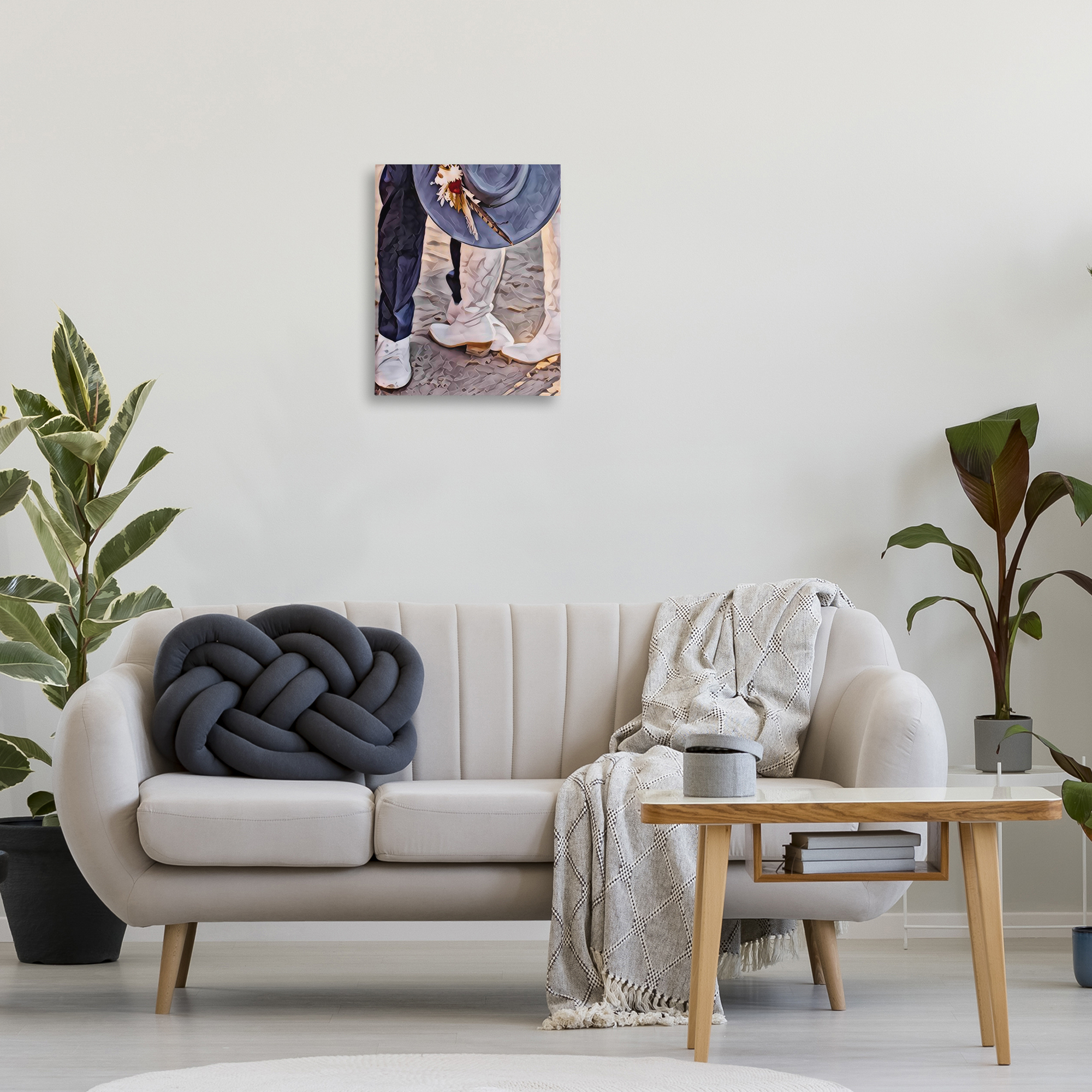 Elope In The Desert Canvas Wall Art, design by Jesse Keith