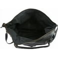 thumbnail image 6 of Sharo Two Tone Black Leather and Canvas Tote, 6 of 6