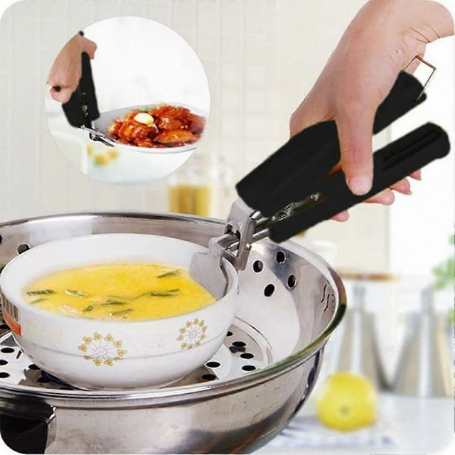 Pinzas de acero inoxidable ZHAOCHENG para ollas y sartenes anti-calientes