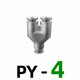 thumbnail image 2 of 1 pieza PU PV PE PY PY 304 Acoplamiento rápido neumático de metal de acero inoxidable 4 6 8 10 12 14 16mm Acoplamiento rápido de tubería de aire de alta presión, 2 of 8