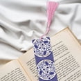 thumbnail image 6 of Kdxio Blue And White Porcelain Pattern Print Metal Tassel Bookmarks,Perfect Gift for Art Lovers and Bookworms Metal Bookmarks for Women, 6 of 8
