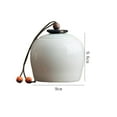 thumbnail image 2 of Home Celadon Tea Canister With Lid 260ml Simple Sealed Tea Storage Jar For Kitchen Counter, Pantry, Decorative Jar, 2 of 6