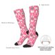 thumbnail image 4 of Balery Pink Christmas Cheer Calcetines novedosos Calcetines deportivos Calcetines hasta la rodilla Calcetines de algodón Calcetines originales y geniales, 4 of 6