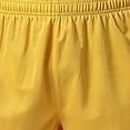 thumbnail image 5 of Bpyeka Men's Elastic Waist Athletic Training Shorts, Breathable Five Inch Bottoms for Soccer Basketball Running and Daily Fitness, XS-3XL, Yellow, 5 of 5