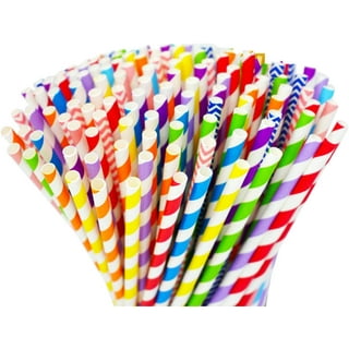 ALINK 12 Pcs Reusable Boba Straws, 13 mm x 10.5 inch Long Wide Colored Plastic Smoothie Straws for Bubble Tea, Tapioca Pearls with 2 Cleaning Brush 