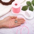 thumbnail image 6 of 54.68 Yards 2mm Hollow Pipe Tubing Rubber Cord with 1mm Hole Soft Jewelry Cord Cover Memory Wire for DIY Necklaces Bangle Bracelet Knitting Stitch Holder Substitutes,light coral, 6 of 7