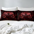 thumbnail image 3 of Erosebridal Housse de Couette Géométrie Futuriste Simple, Literie Manette de Jeu Moderne Taille Simple, Adolescents, Réversible 2 Pcs, 3 of 7