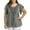 Gray, variant on Womens Plus Size Tops Short Sleeve Fashion Casual V Neck Solid Print Lace Short Sleeve T Shirt Summer Plus Size Tops