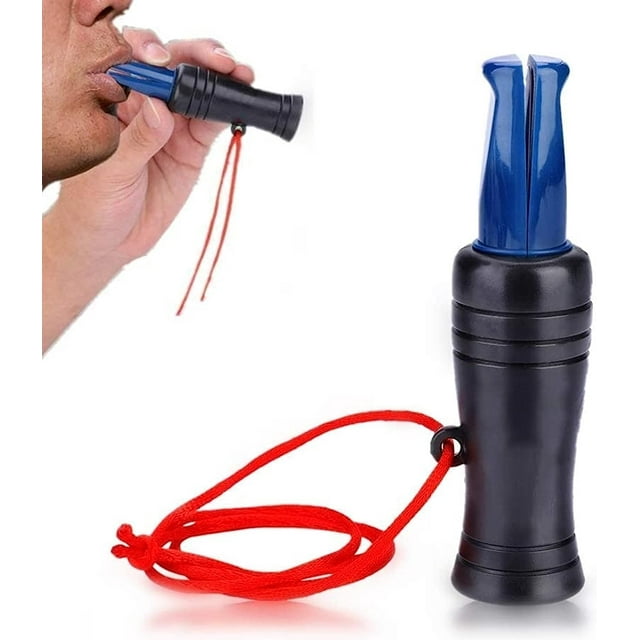 Duck Whistle Call - Durable PVC Duck Call Decoy Rook Callers Outdoor Hunting Accessory - Outdoor Whistle Hunting Call With Rope